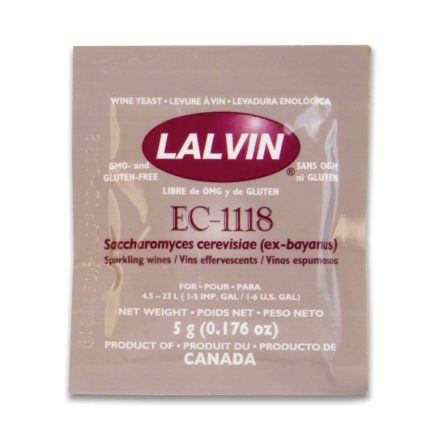 Lalvin EC 1118™ Prise de Mousse -™ - pezsgő, cider, mézsör, mead élesztő