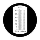 Refractometer 0-32% Brix + 1.000-1.130 specific gravity