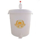 Műanyag erjesztő vödör 32 literes csappal, kotyogóval