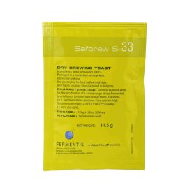 Fermentis Safbrew S-33 sörélesztő, 11,5g