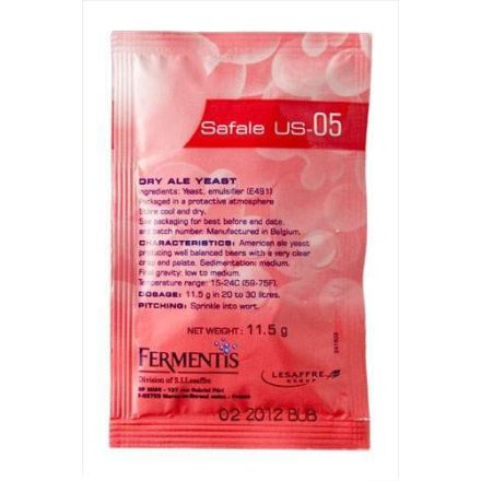 Fermentis Safale US-05 sörélesztő, 11,5g