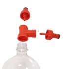 Karbonizáló kupak T-elem