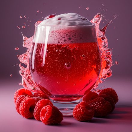 Raspberry Ale (málnás sör valódi gyümölcspürével)